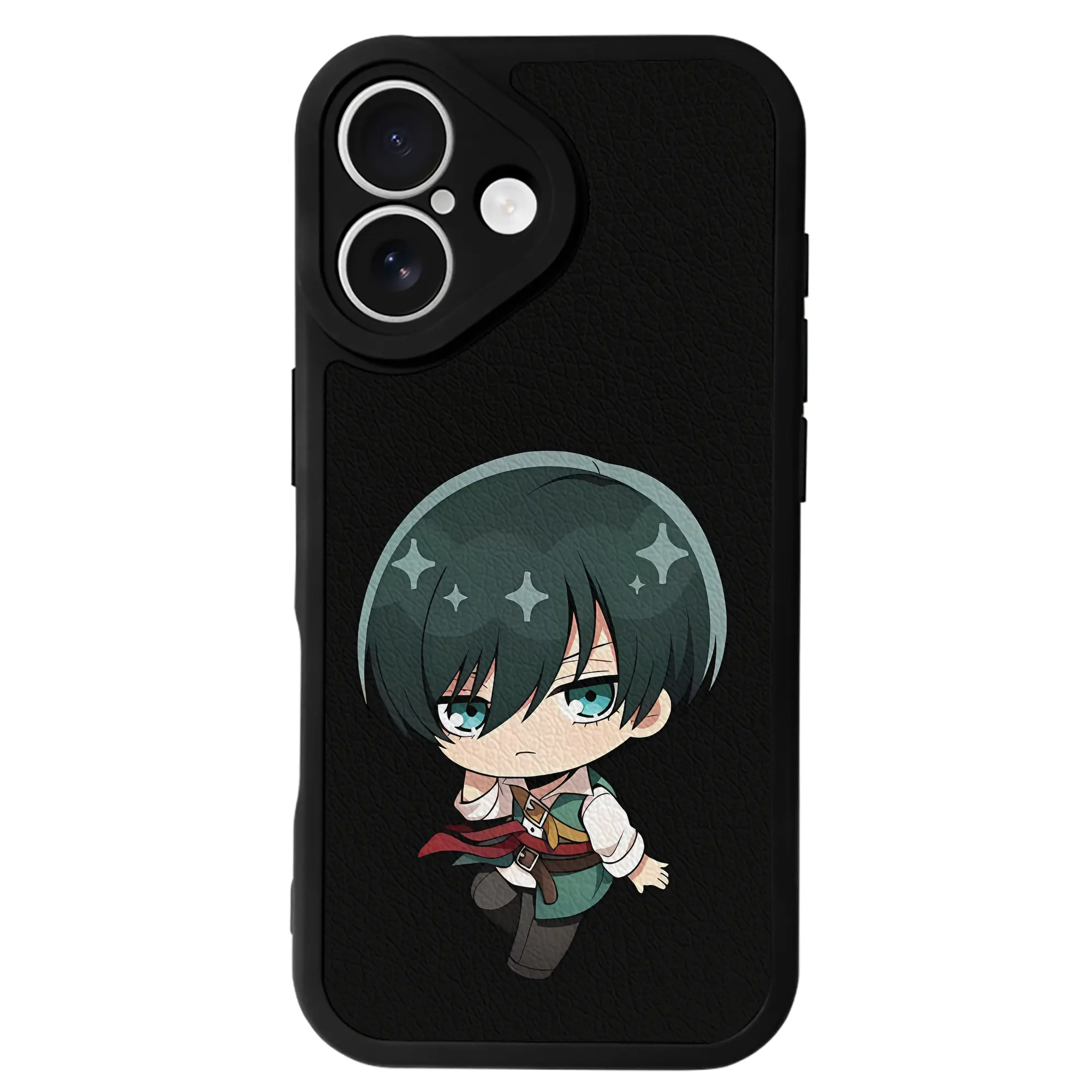 ブルーロック グッズ 糸師凛 - IPhone 16シリーズ対応 ・ シリコンスマホケース ・ レザー調 ・ 高精度フィット ・ 耐衝撃 ・ ワイヤレス充電対応 ・ 精密カット